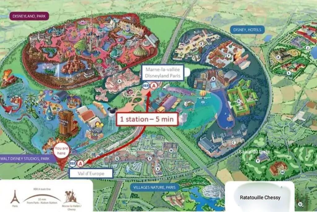 Disney Ratatouille Paris 5Mn Park & Val D'Europe Chessy  Luaran gambar